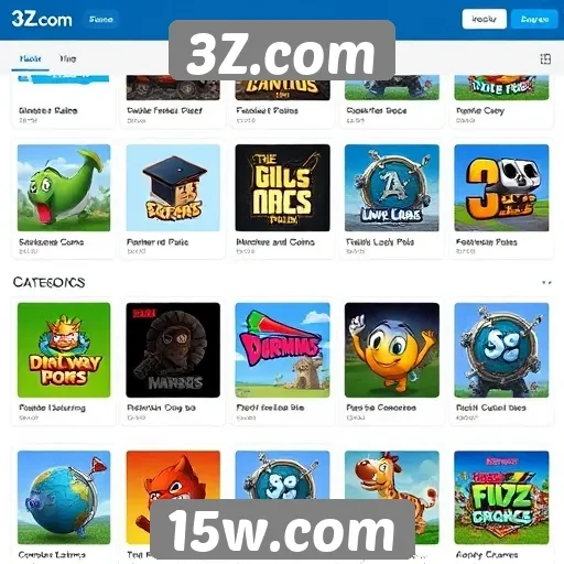 Análise da diversidade de jogos disponíveis em 3Z.com